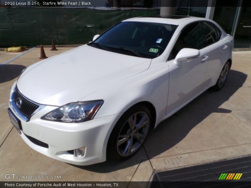 Starfire White Pearl / Black 2010 Lexus IS 250