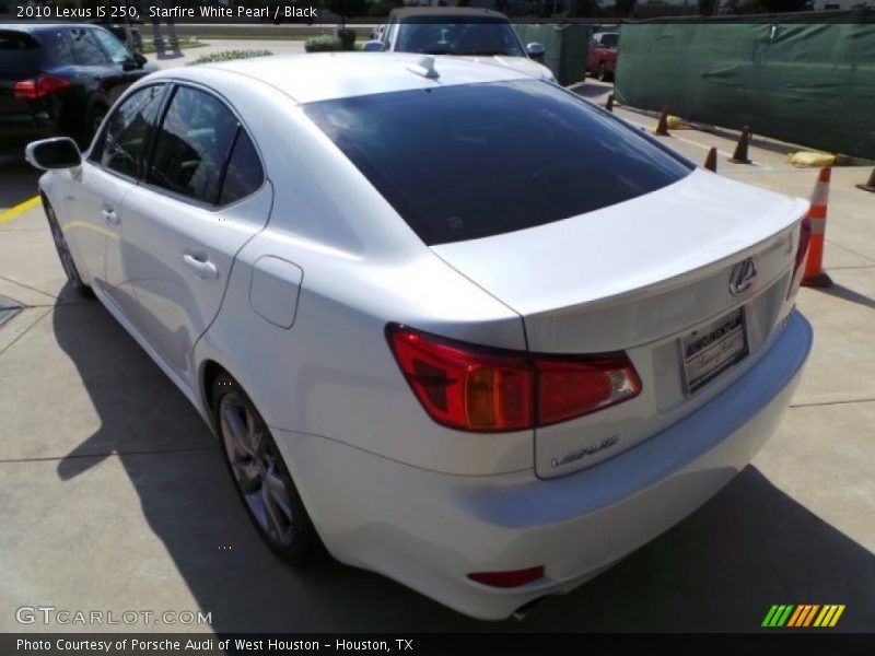 Starfire White Pearl / Black 2010 Lexus IS 250