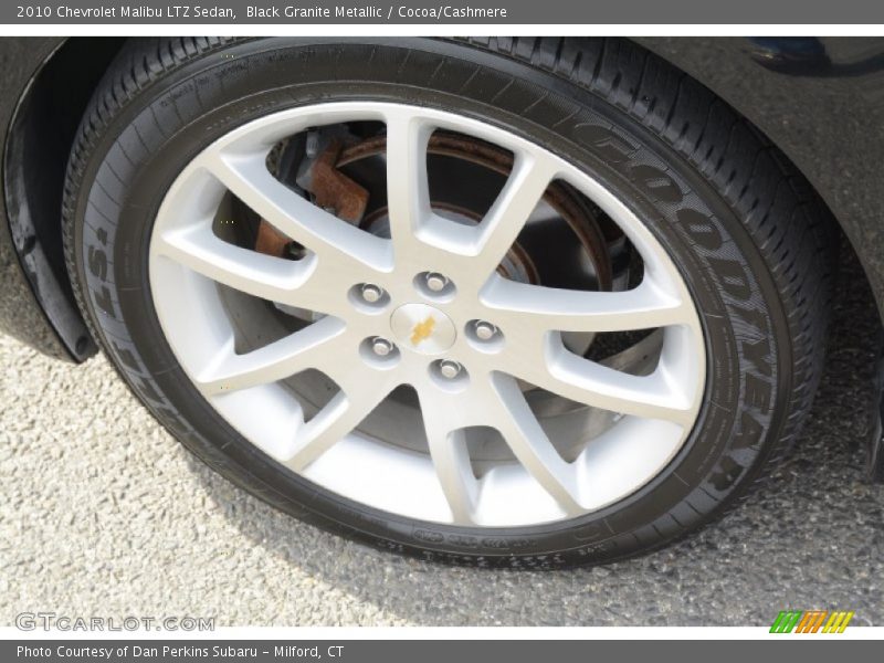 Black Granite Metallic / Cocoa/Cashmere 2010 Chevrolet Malibu LTZ Sedan