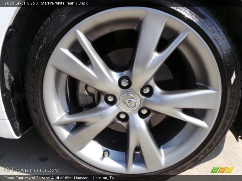 Starfire White Pearl / Black 2010 Lexus IS 250