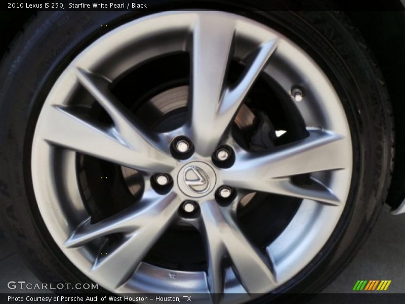 Starfire White Pearl / Black 2010 Lexus IS 250