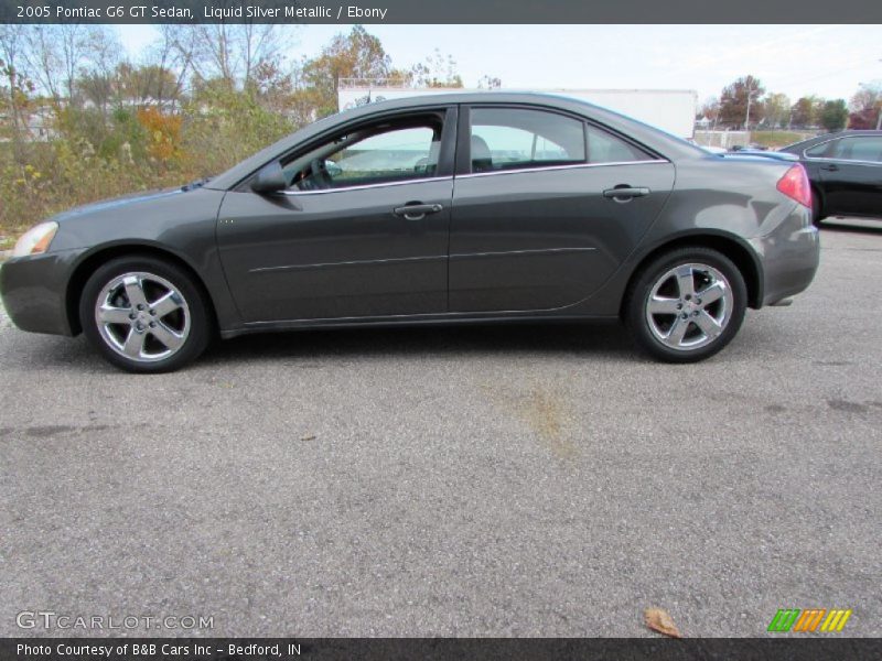 Liquid Silver Metallic / Ebony 2005 Pontiac G6 GT Sedan