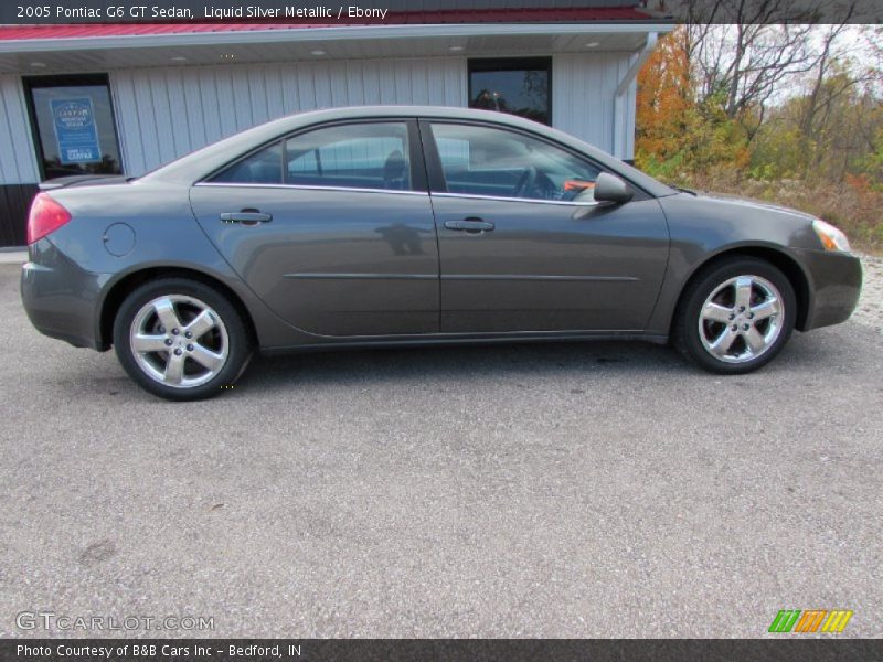 Liquid Silver Metallic / Ebony 2005 Pontiac G6 GT Sedan