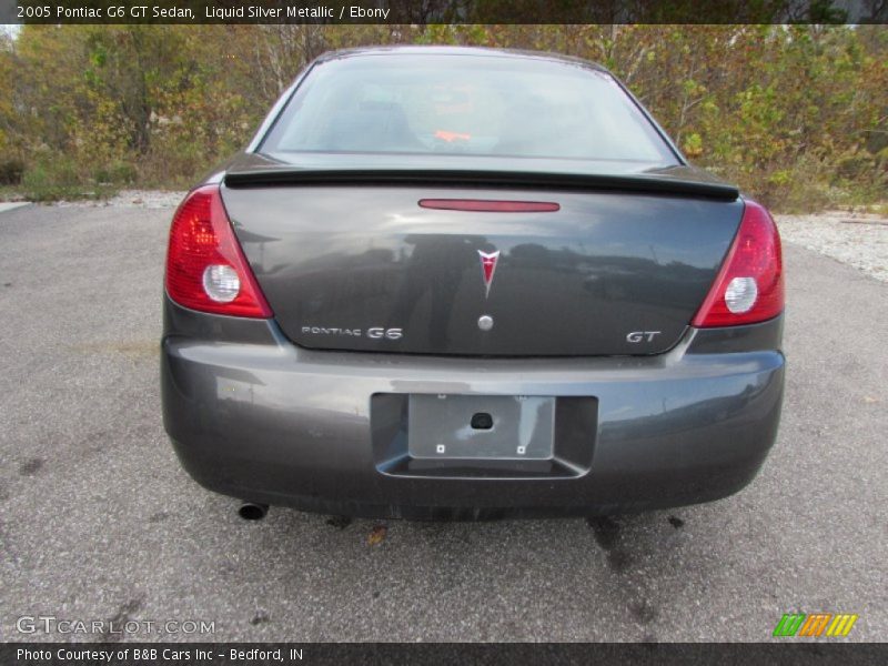 Liquid Silver Metallic / Ebony 2005 Pontiac G6 GT Sedan
