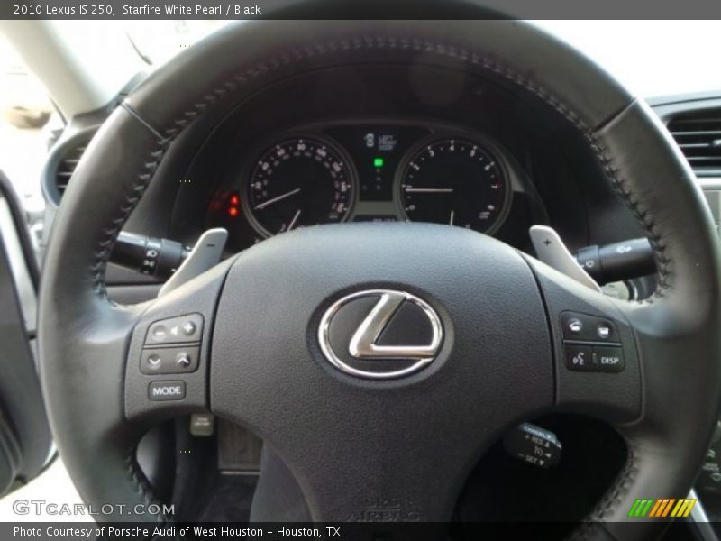 Starfire White Pearl / Black 2010 Lexus IS 250