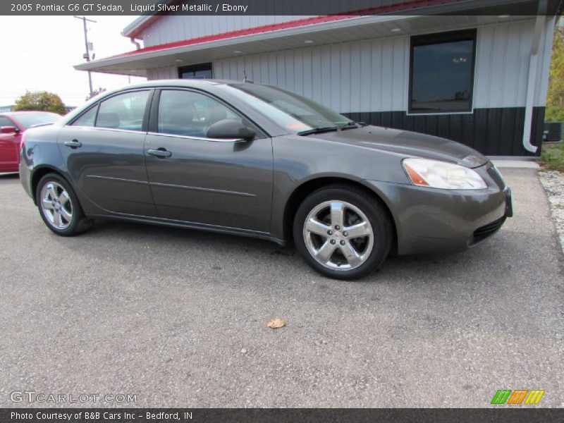 Liquid Silver Metallic / Ebony 2005 Pontiac G6 GT Sedan