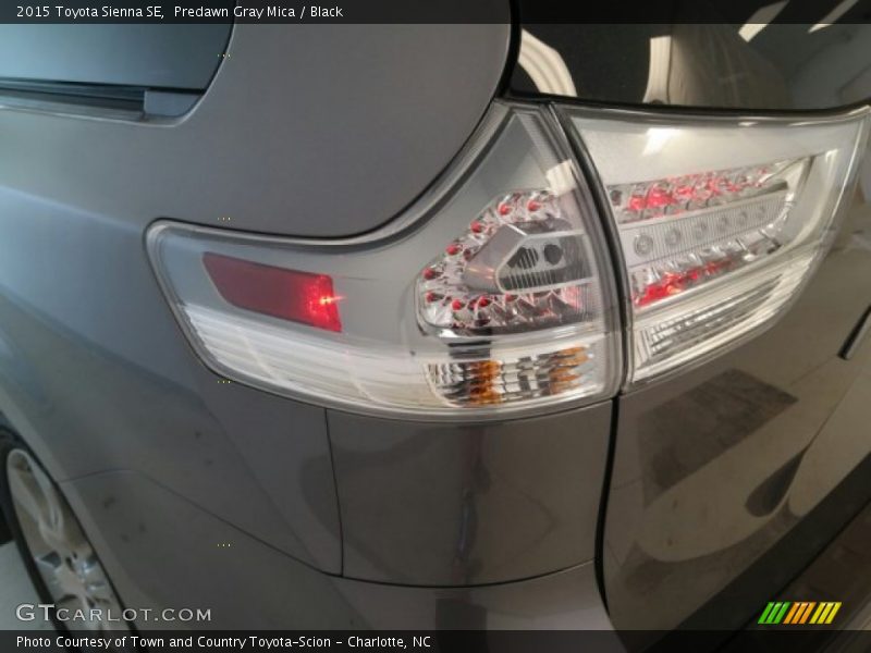 Predawn Gray Mica / Black 2015 Toyota Sienna SE