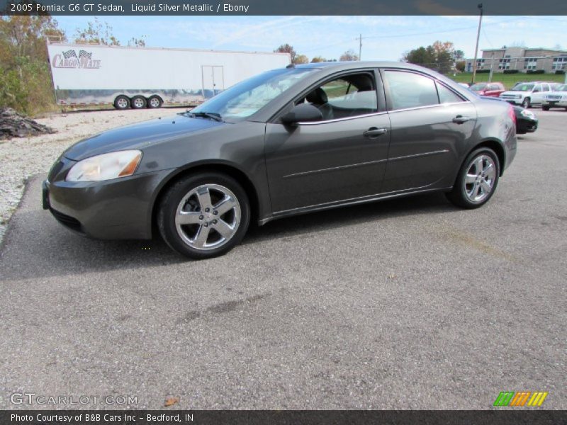 Liquid Silver Metallic / Ebony 2005 Pontiac G6 GT Sedan