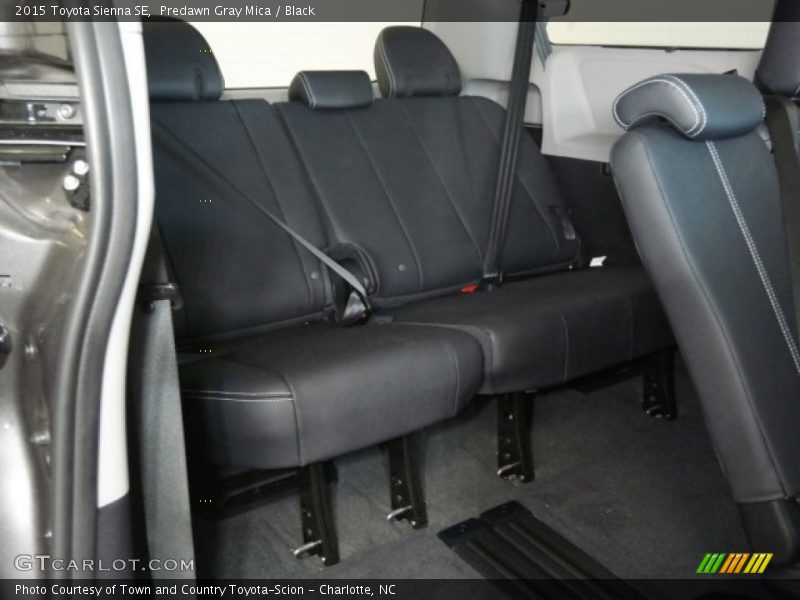 Predawn Gray Mica / Black 2015 Toyota Sienna SE