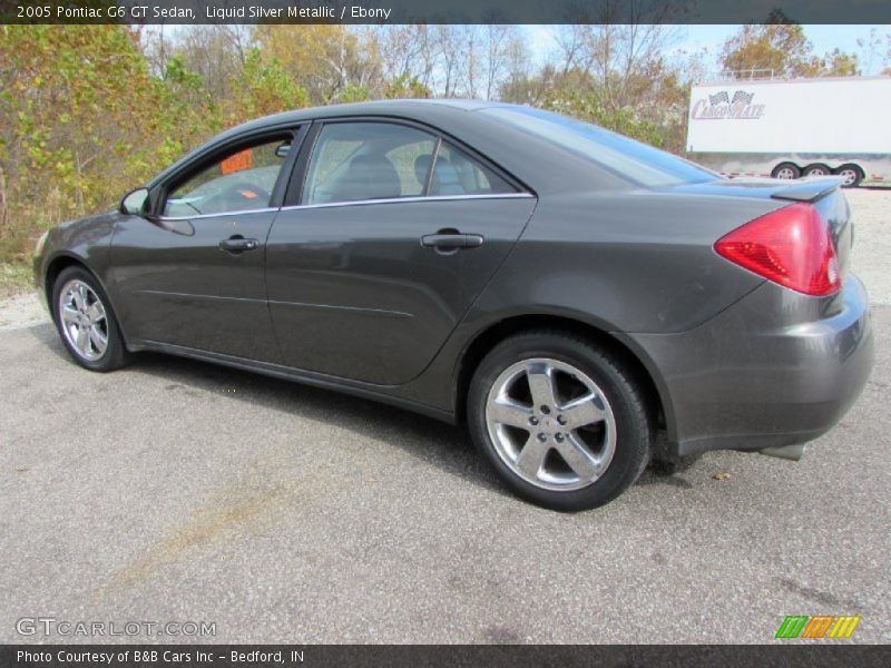 Liquid Silver Metallic / Ebony 2005 Pontiac G6 GT Sedan
