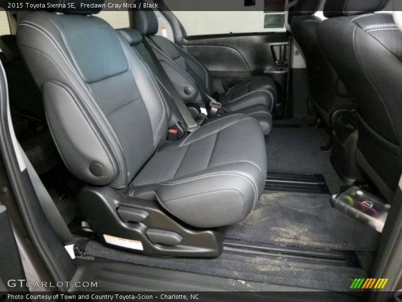Predawn Gray Mica / Black 2015 Toyota Sienna SE