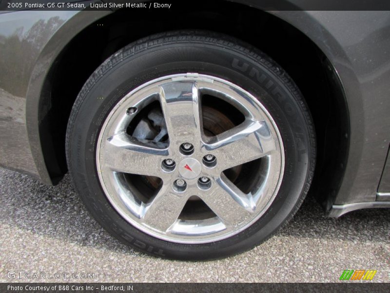 Liquid Silver Metallic / Ebony 2005 Pontiac G6 GT Sedan
