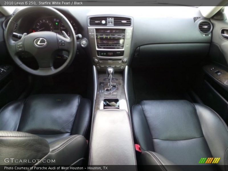 Starfire White Pearl / Black 2010 Lexus IS 250