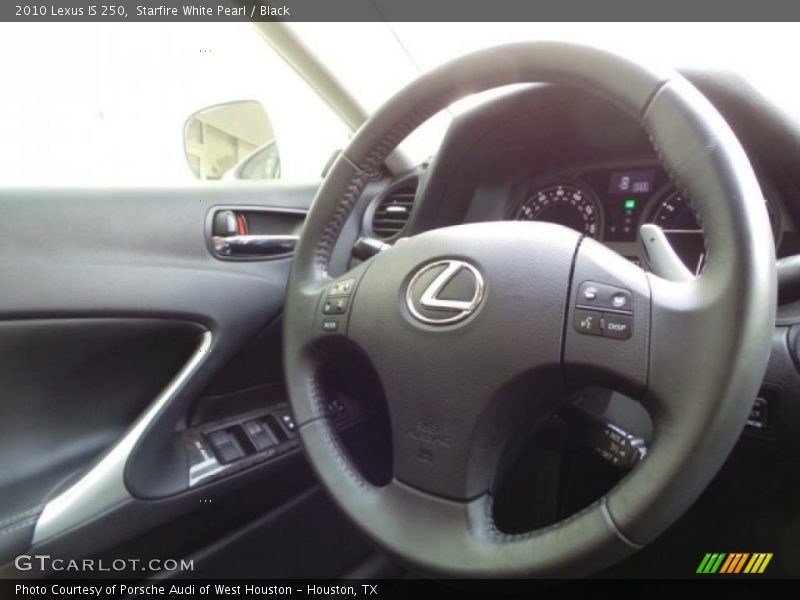 Starfire White Pearl / Black 2010 Lexus IS 250