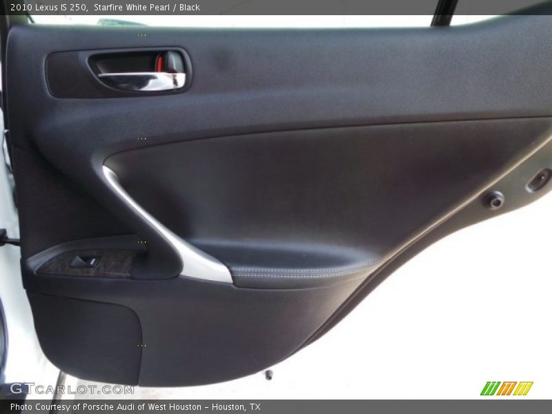 Starfire White Pearl / Black 2010 Lexus IS 250