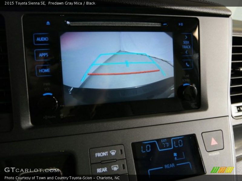 Predawn Gray Mica / Black 2015 Toyota Sienna SE