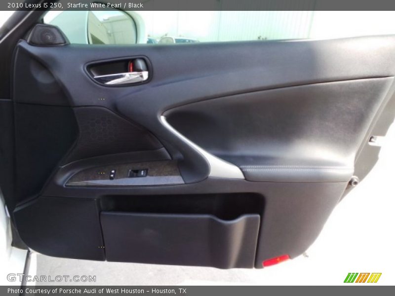 Starfire White Pearl / Black 2010 Lexus IS 250