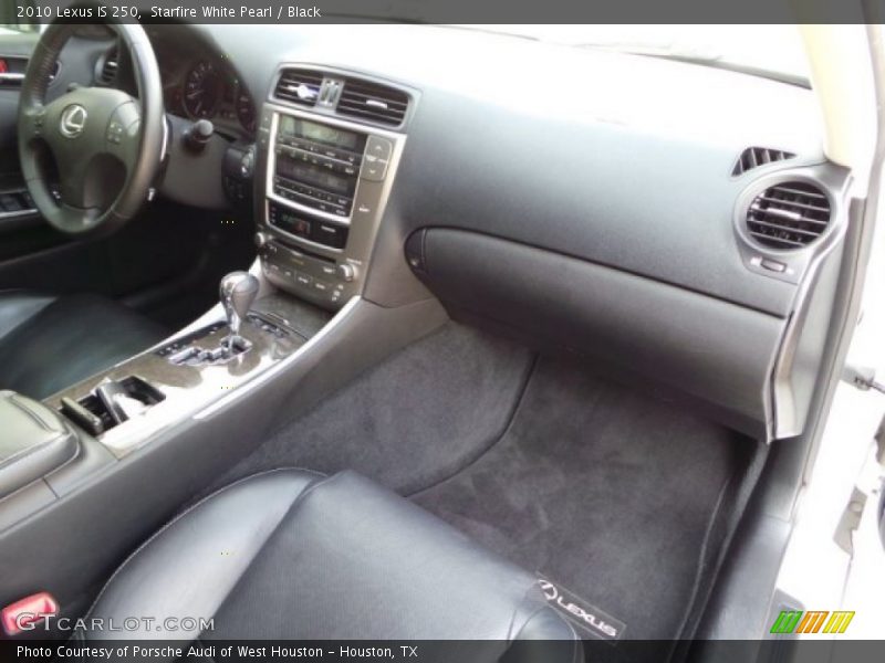 Starfire White Pearl / Black 2010 Lexus IS 250