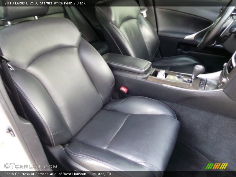 Starfire White Pearl / Black 2010 Lexus IS 250