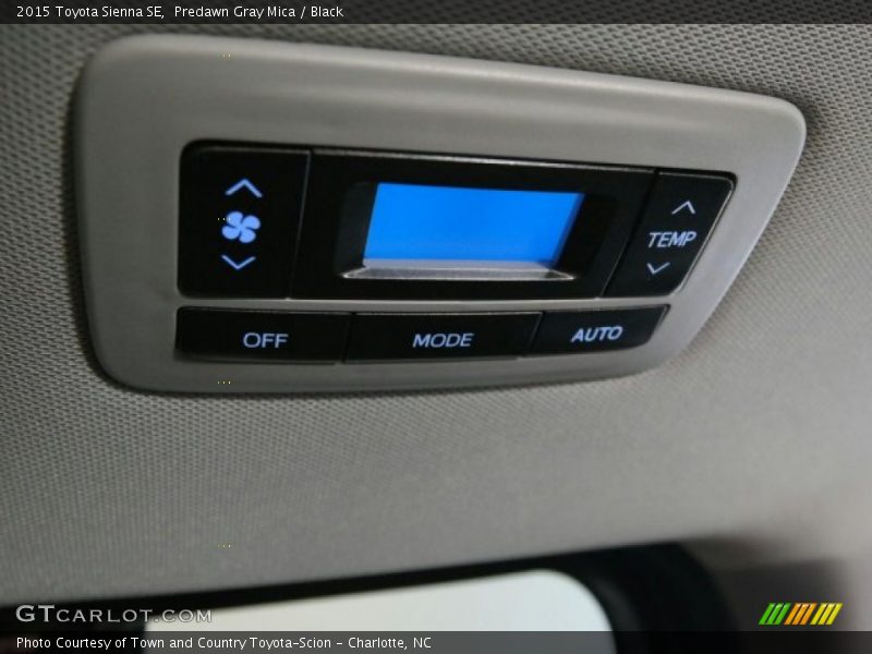 Predawn Gray Mica / Black 2015 Toyota Sienna SE