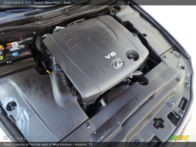 Starfire White Pearl / Black 2010 Lexus IS 250