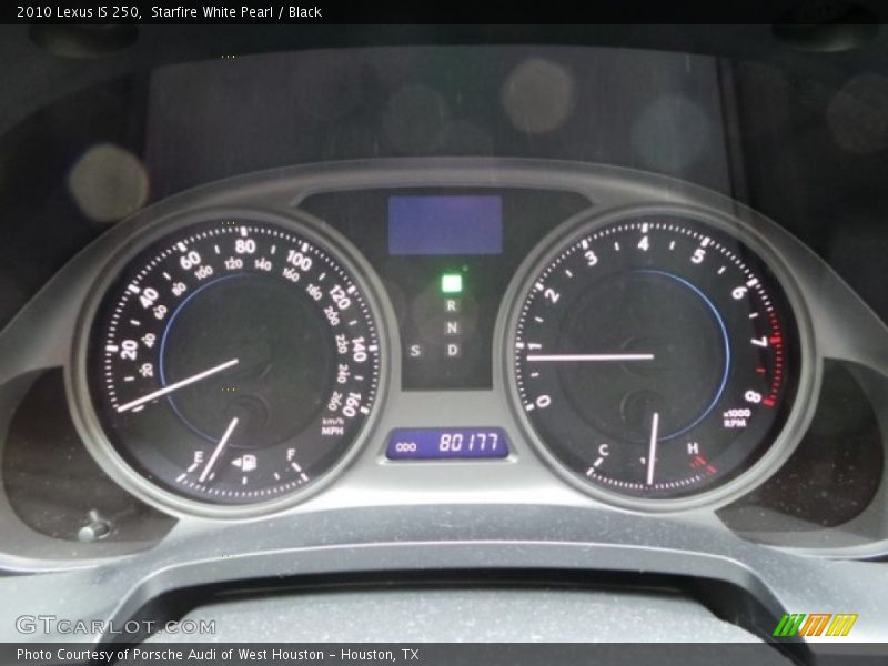Starfire White Pearl / Black 2010 Lexus IS 250