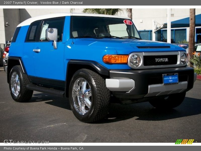 Voodoo Blue / Dark Charcoal 2007 Toyota FJ Cruiser
