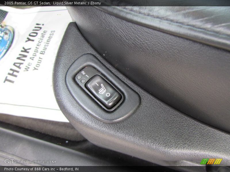 Liquid Silver Metallic / Ebony 2005 Pontiac G6 GT Sedan