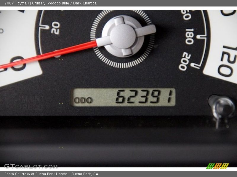 Voodoo Blue / Dark Charcoal 2007 Toyota FJ Cruiser
