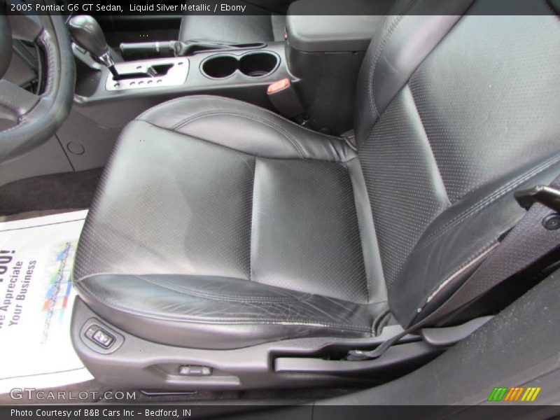 Liquid Silver Metallic / Ebony 2005 Pontiac G6 GT Sedan