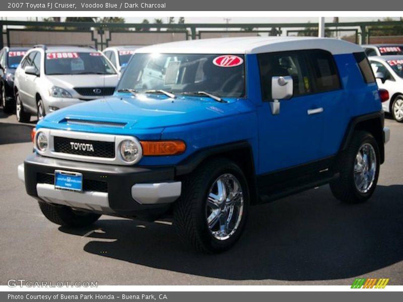 Voodoo Blue / Dark Charcoal 2007 Toyota FJ Cruiser