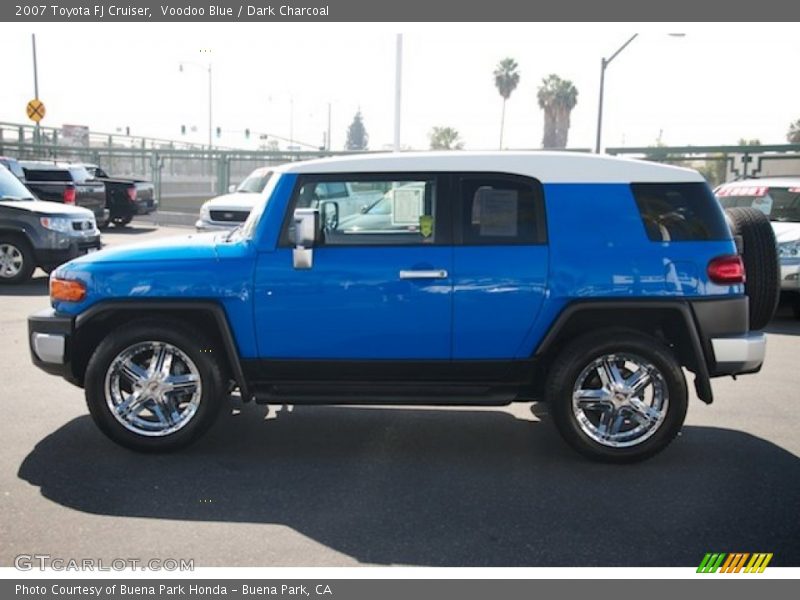Voodoo Blue / Dark Charcoal 2007 Toyota FJ Cruiser