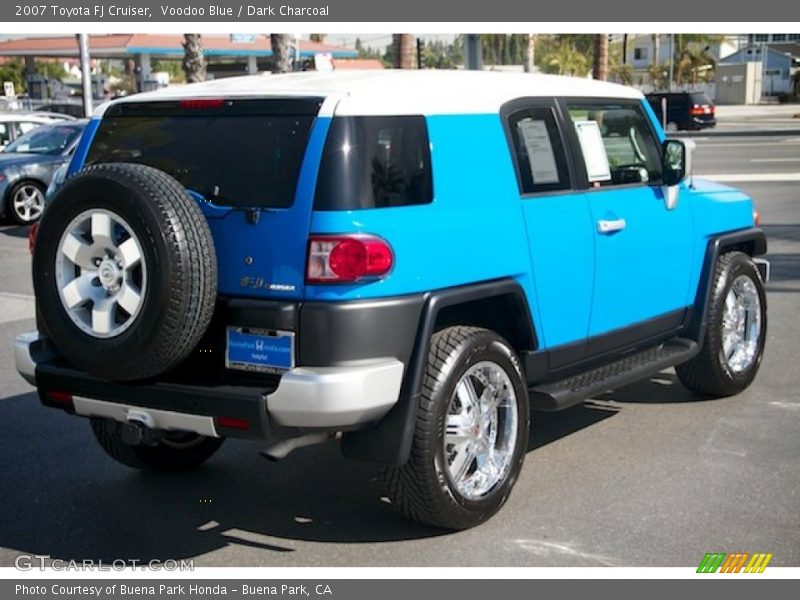 Voodoo Blue / Dark Charcoal 2007 Toyota FJ Cruiser