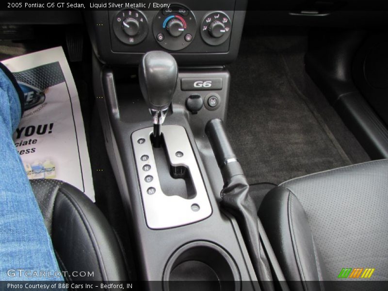 Liquid Silver Metallic / Ebony 2005 Pontiac G6 GT Sedan