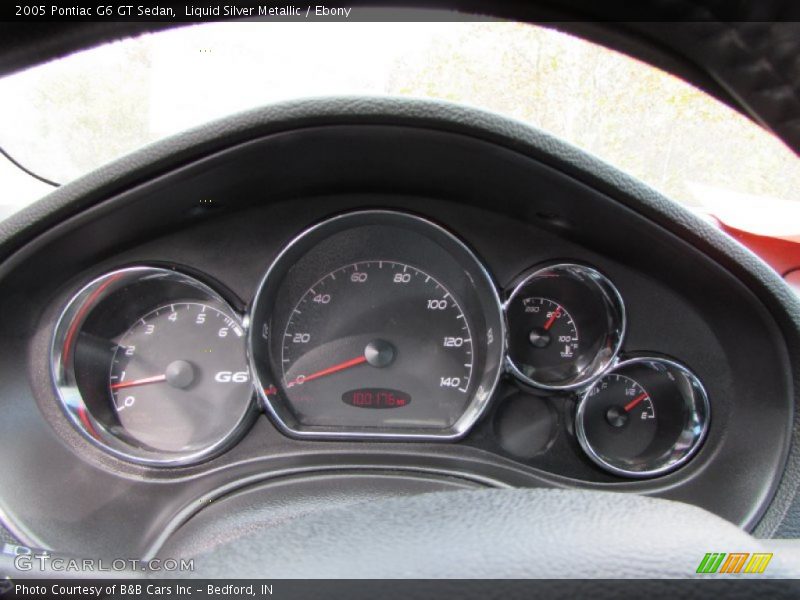 Liquid Silver Metallic / Ebony 2005 Pontiac G6 GT Sedan
