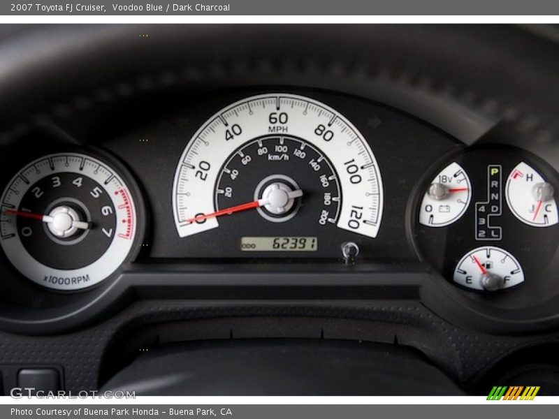 Voodoo Blue / Dark Charcoal 2007 Toyota FJ Cruiser
