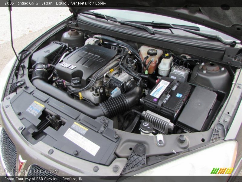 Liquid Silver Metallic / Ebony 2005 Pontiac G6 GT Sedan