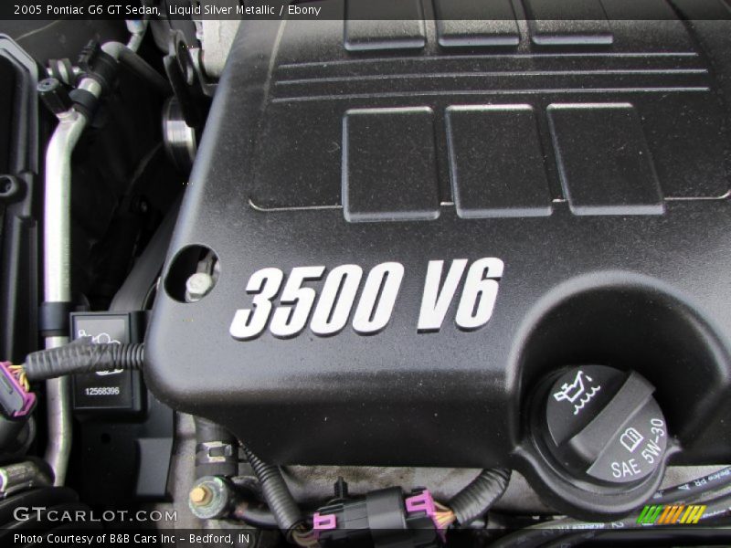 Liquid Silver Metallic / Ebony 2005 Pontiac G6 GT Sedan