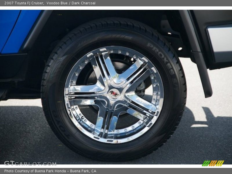 Voodoo Blue / Dark Charcoal 2007 Toyota FJ Cruiser