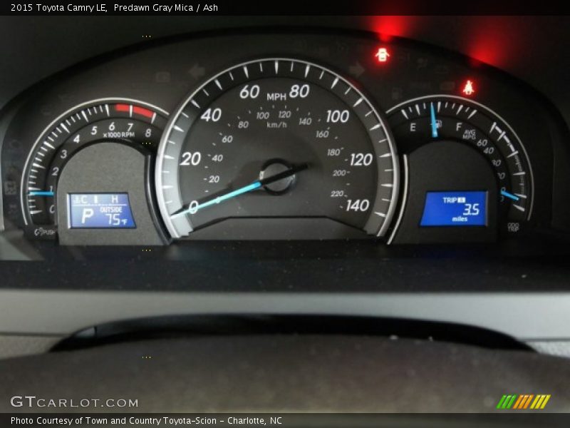 Predawn Gray Mica / Ash 2015 Toyota Camry LE