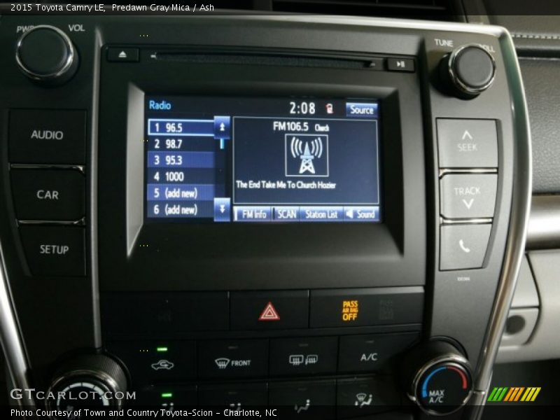 Predawn Gray Mica / Ash 2015 Toyota Camry LE