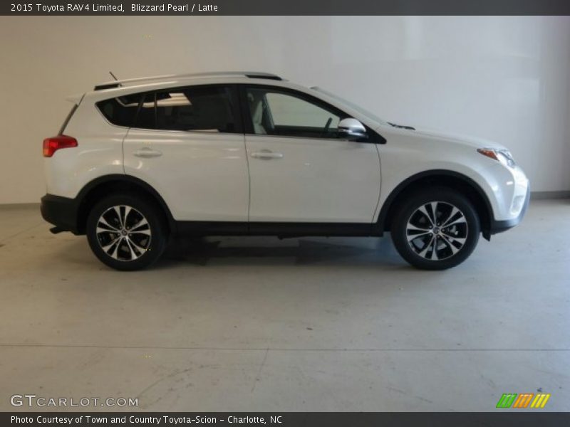 Blizzard Pearl / Latte 2015 Toyota RAV4 Limited