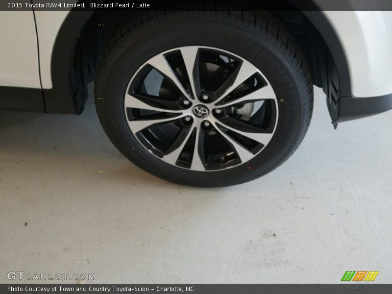 Blizzard Pearl / Latte 2015 Toyota RAV4 Limited