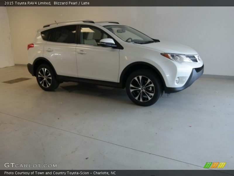Blizzard Pearl / Latte 2015 Toyota RAV4 Limited