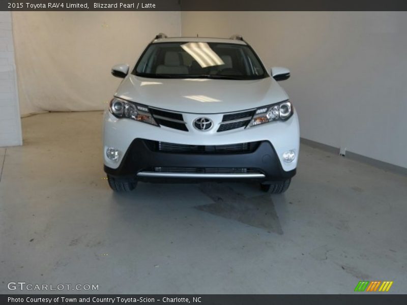 Blizzard Pearl / Latte 2015 Toyota RAV4 Limited