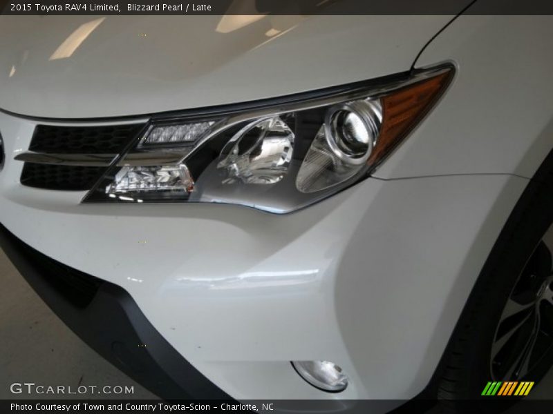 Blizzard Pearl / Latte 2015 Toyota RAV4 Limited