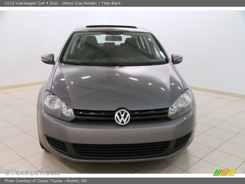 United Gray Metallic / Titan Black 2010 Volkswagen Golf 4 Door