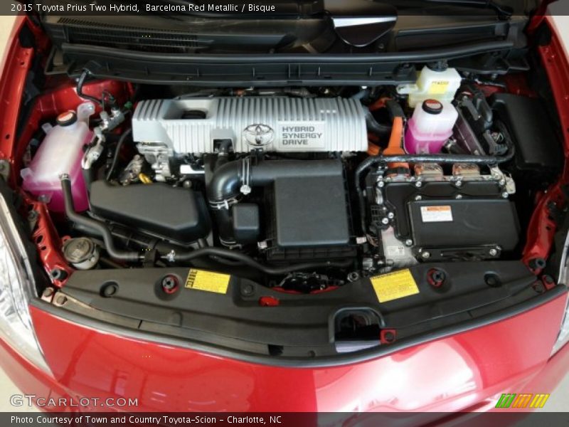 Barcelona Red Metallic / Bisque 2015 Toyota Prius Two Hybrid