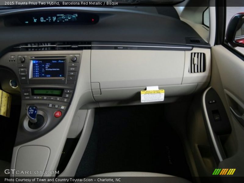 Barcelona Red Metallic / Bisque 2015 Toyota Prius Two Hybrid