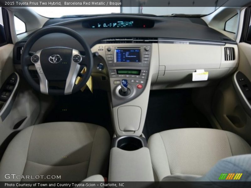 Barcelona Red Metallic / Bisque 2015 Toyota Prius Two Hybrid